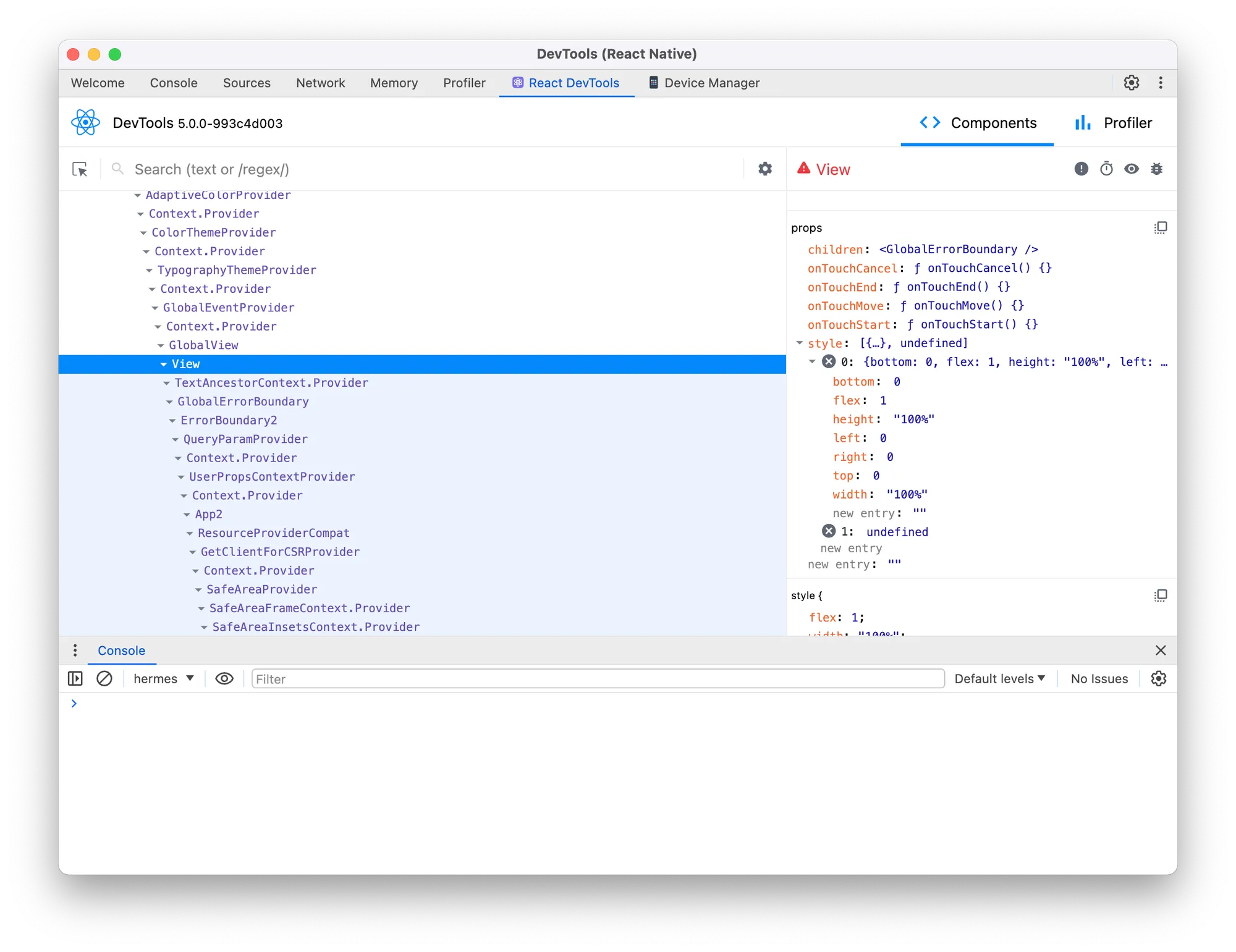 React DevTools 기기와 연결하기 2