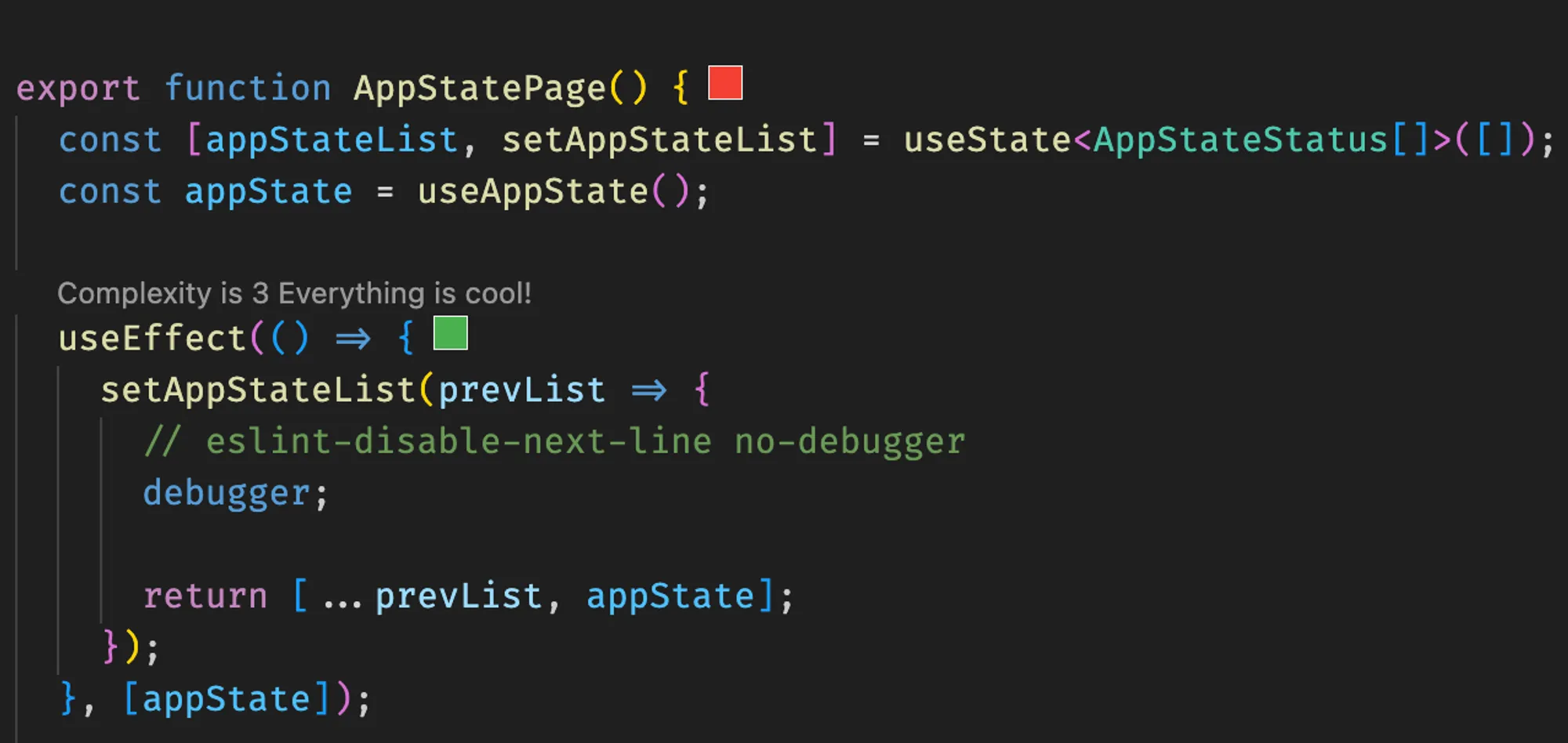  코드 사용 예시 이미지